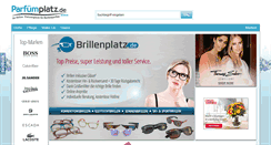 Desktop Screenshot of parfuemplatz.de