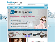 Tablet Screenshot of parfuemplatz.de